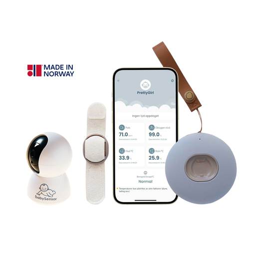 BabySensor Relax – Best in test 2025 | Smart baby monitor with sensor, HD camera and 4G