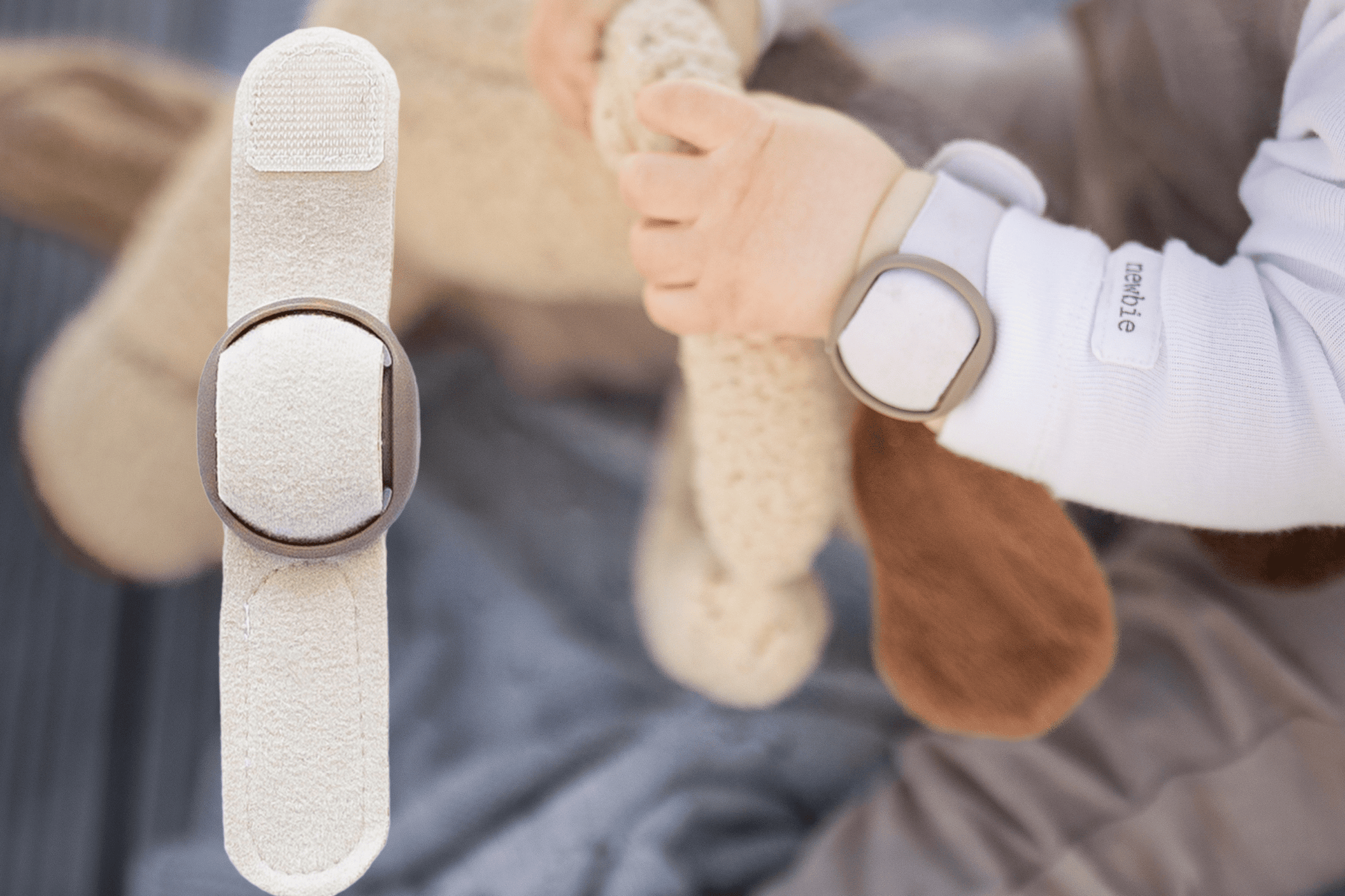 BabySensor Oeko - Tex armbånd - 3 størrelser i pakken - BabySensor