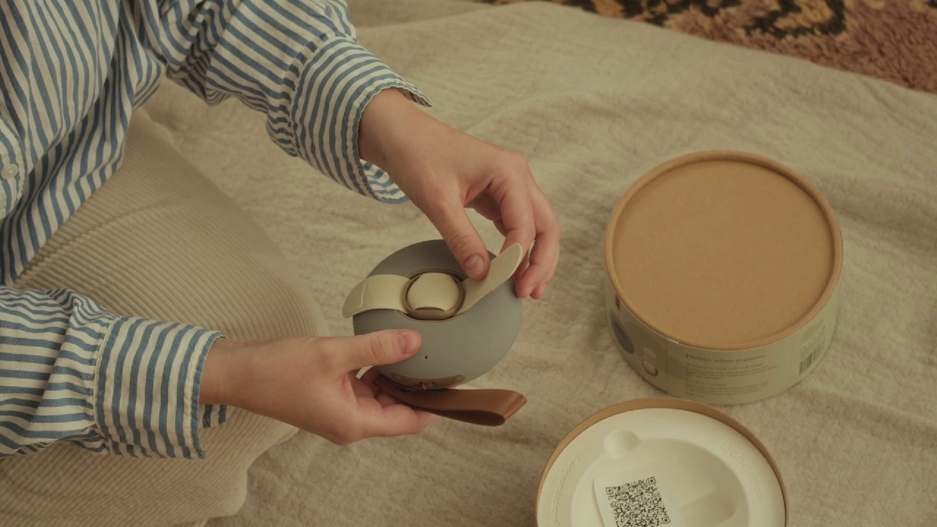 BabySensor Relax u/kamera - Smart babycall med sensor og 4G (alltid på nett)